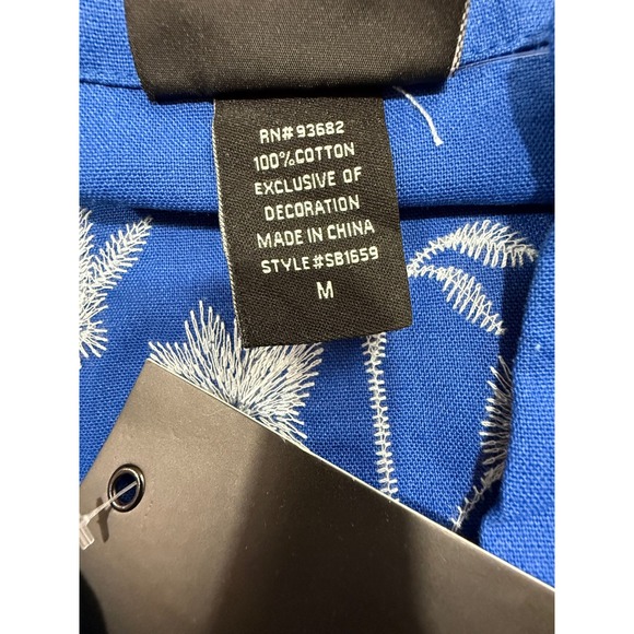 Women's Embroidered Cotton M Artsy Boho Summer Coastal Work Office Career Y2K‎ - Picture 9 of 11